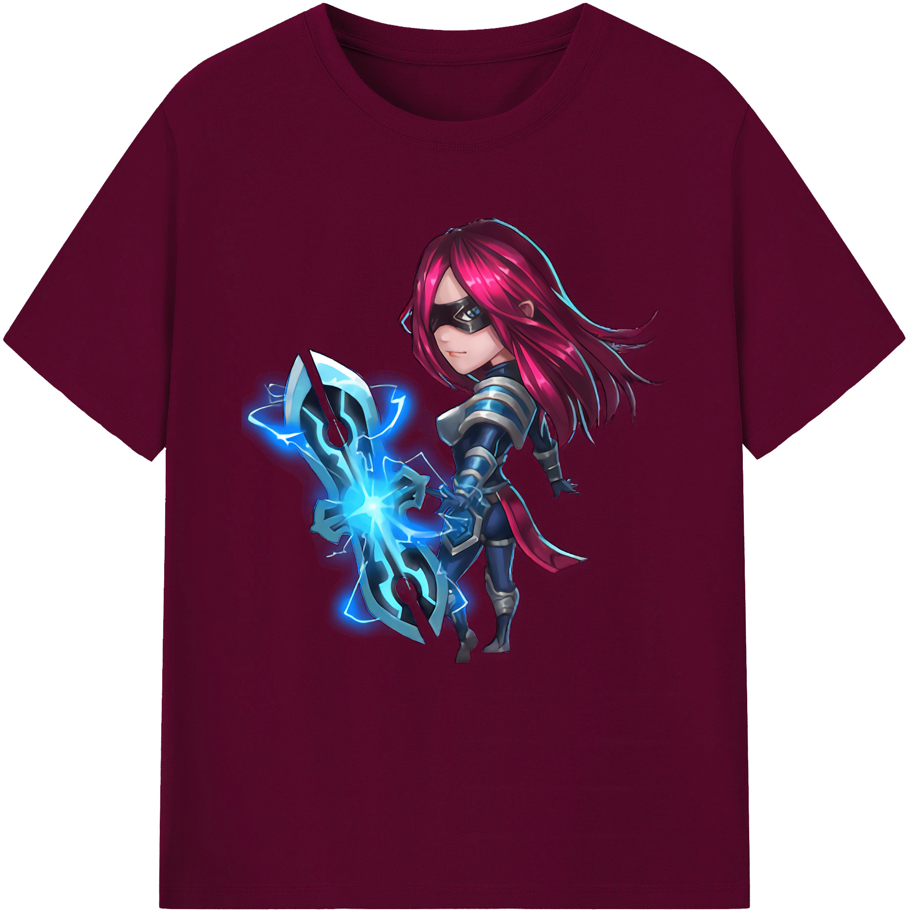 （画像用） リーグ・オブ・レジェンド League of Legends LOL レディースカジュアルプリントTシャツ（綿100％）